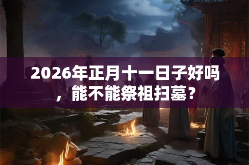 2026年正月十一日子好吗，能不能祭祖扫墓？