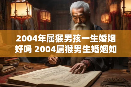 2004年属猴男孩一生婚姻好吗 2004属猴男生婚姻如何 2004年属猴男孩一生婚姻好吗 2004属猴男生婚姻如何