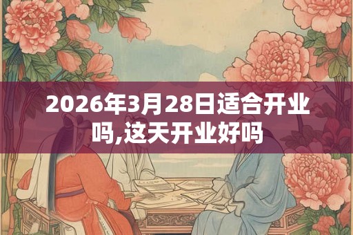 2026年3月28日适合开业吗,这天开业好吗