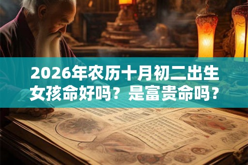 2026年农历十月初二出生女孩命好吗？是富贵命吗？