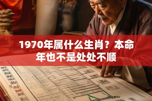 1970年属什么生肖?本命年也不是处处不顺 1970年属什么生肖?本命年也不是处处不顺