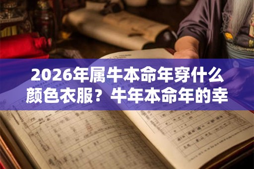 2026年属牛本命年穿什么颜色衣服？牛年本命年的幸运色是什么？