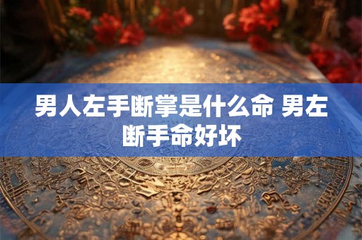 男人左手断掌是什么命 男左断手命好坏