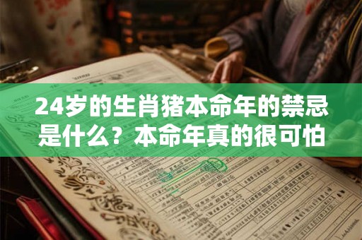 24岁的生肖猪本命年的禁忌是什么？本命年真的很可怕吗？