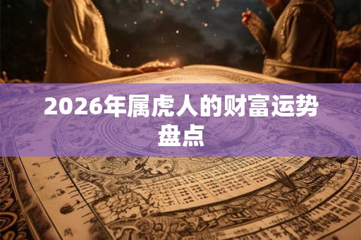 2026年属虎人的财富运势盘点