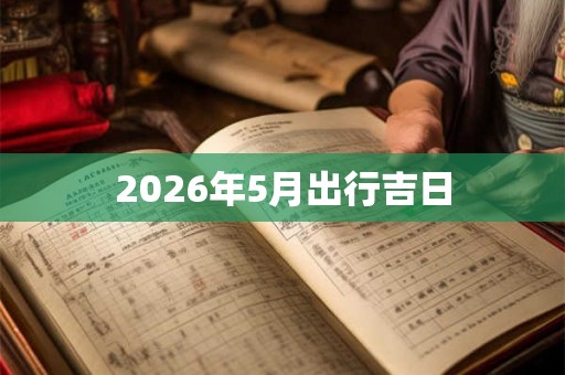 2026年5月出行吉日