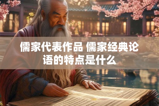 儒家代表作品 儒家经典论语的特点是什么