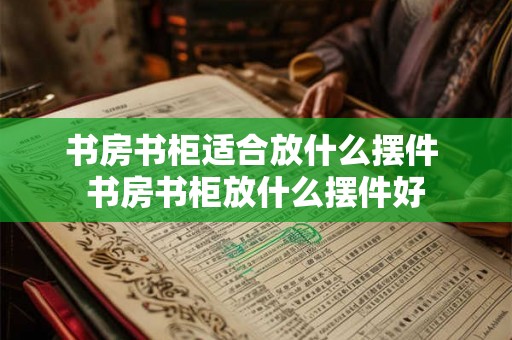 书房书柜适合放什么摆件 书房书柜放什么摆件好