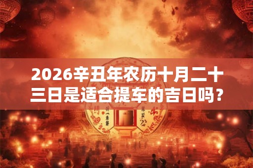 2026辛丑年农历十月二十三日是适合提车的吉日吗？