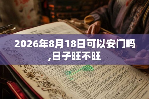 2026年8月18日可以安门吗,日子旺不旺