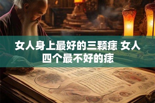 女人身上最好的三颗痣 女人四个最不好的痣