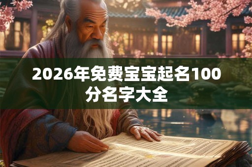2026年免费宝宝起名100分名字大全