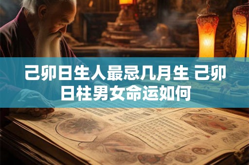 己卯日生人最忌几月生 己卯日柱男女命运如何 己卯日生人最忌几月生 己卯日柱男女命运如何