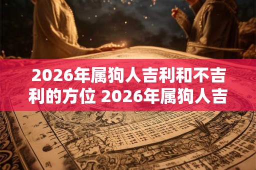 2026年属狗人吉利和不吉利的方位 2026年属狗人吉凶向何方