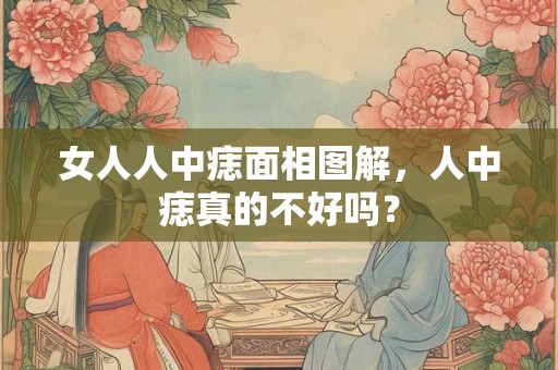 女人人中痣面相图解，人中痣真的不好吗？