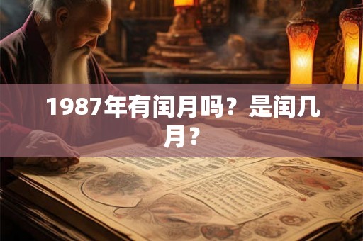 1987年有闰月吗？是闰几月？