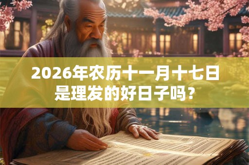2026年农历十一月十七日是理发的好日子吗？