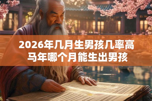 2026年几月生男孩几率高 马年哪个月能生出男孩