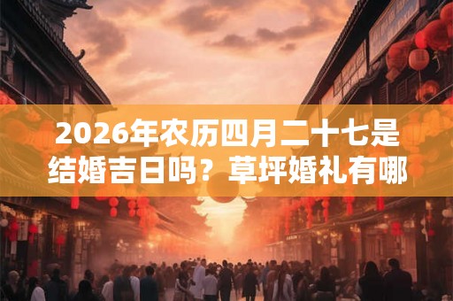 2026年农历四月二十七是结婚吉日吗?草坪婚礼有哪些优势? 2026年农历四月二十七是结婚吉日吗?草坪婚礼有哪些优势?