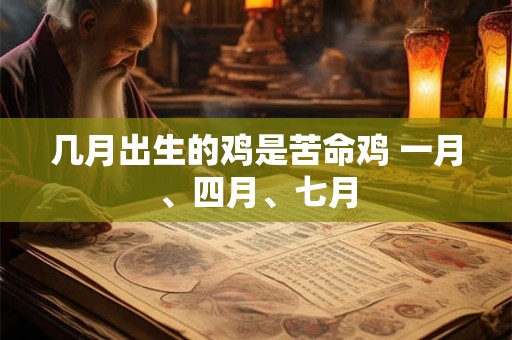 几月出生的鸡是苦命鸡 一月、四月、七月 几月出生的鸡是苦命鸡 一月、四月、七月
