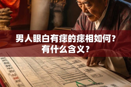 男人眼白有痣的痣相如何？有什么含义？