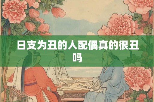日支为丑的人配偶真的很丑吗 日支为丑的人配偶真的很丑吗