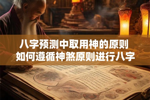 八字预测中取用神的原则 如何遵循神煞原则进行八字预测