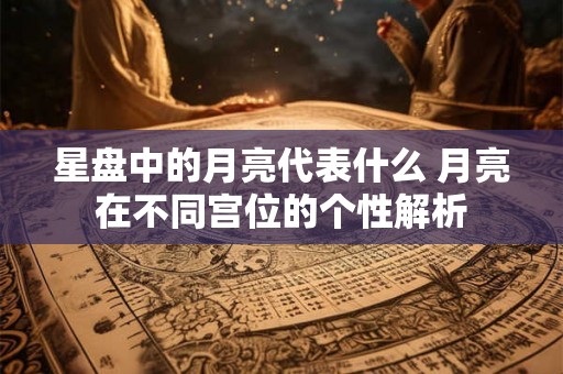 星盘中的月亮代表什么 月亮在不同宫位的个性解析 星盘中的月亮代表什么 月亮在不同宫位的个性解析
