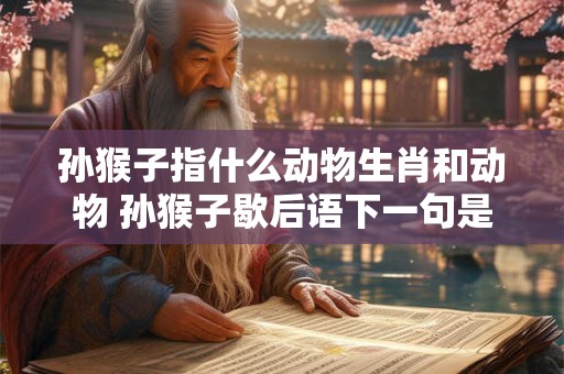 孙猴子指什么动物生肖和动物 孙猴子歇后语下一句是什么