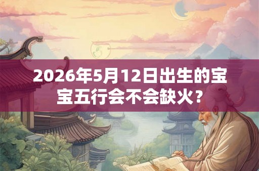 2026年5月12日出生的宝宝五行会不会缺火？