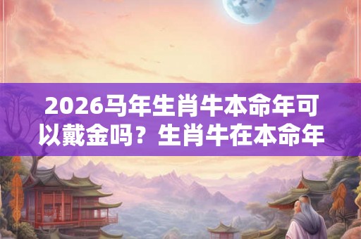 2026马年生肖牛本命年可以戴金吗？生肖牛在本命年戴什么好？