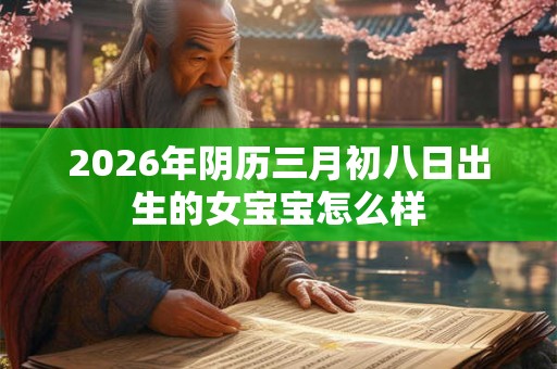 2026年阴历三月初八日出生的女宝宝怎么样