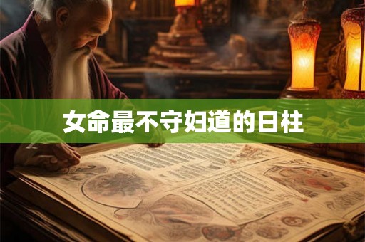 女命最不守妇道的日柱