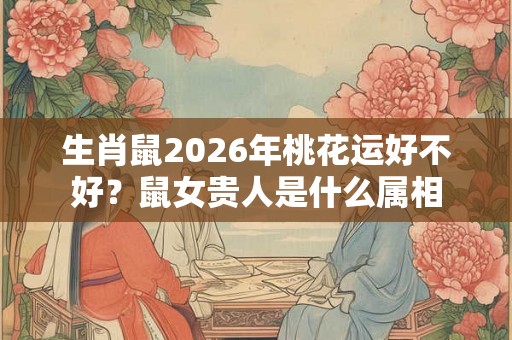 生肖鼠2026年桃花运好不好？鼠女贵人是什么属相