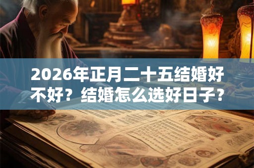 2026年正月二十五结婚好不好?结婚怎么选好日子? 2026年正月二十五结婚好不好?结婚怎么选好日子?