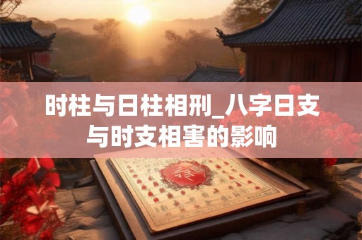 时柱与日柱相刑_八字日支与时支相害的影响