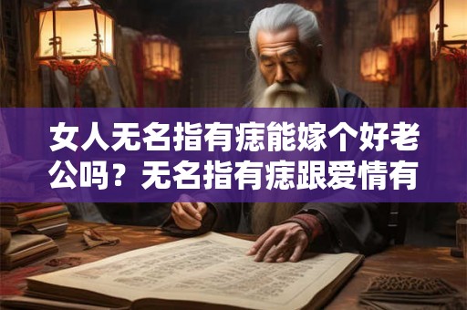 女人无名指有痣能嫁个好老公吗？无名指有痣跟爱情有关吗？