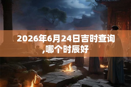 2026年6月24日吉时查询,哪个时辰好
