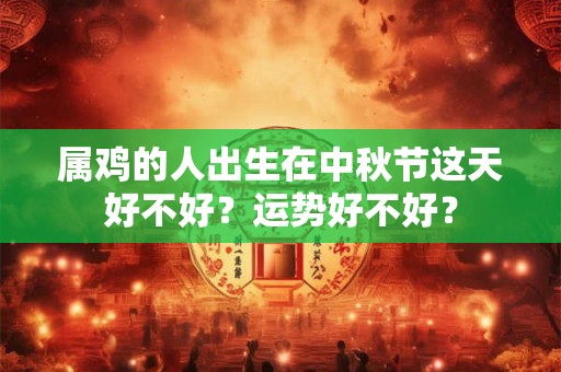 属鸡的人出生在中秋节这天好不好？运势好不好？