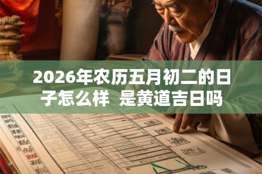 2026年农历五月初二的日子怎么样  是黄道吉日吗