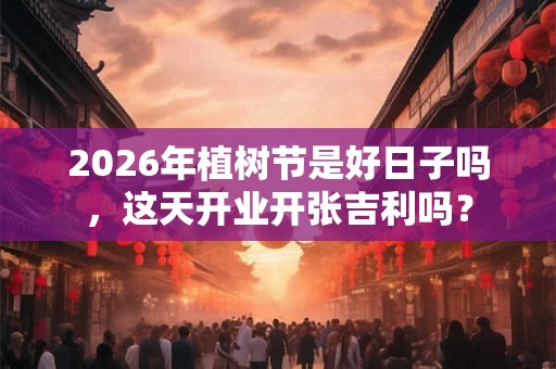 2026年植树节是好日子吗，这天开业开张吉利吗？