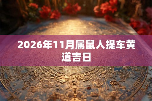 2026年11月属鼠人提车黄道吉日
