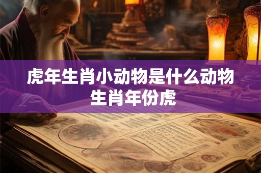 虎年生肖小动物是什么动物 生肖年份虎