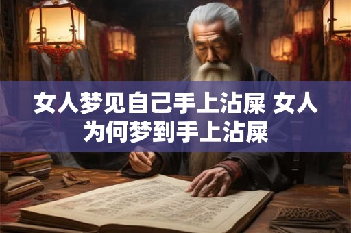 女人梦见自己手上沾屎 女人为何梦到手上沾屎