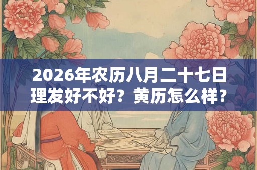 2026年农历八月二十七日理发好不好？黄历怎么样？