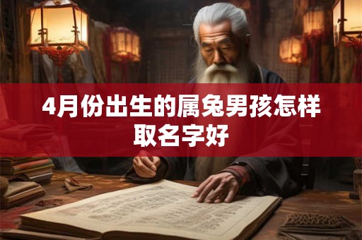 4月份出生的属兔男孩怎样取名字好
