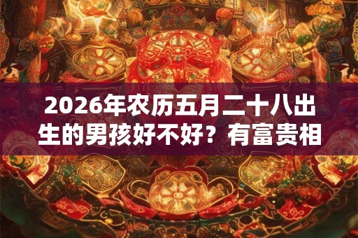 2026年农历五月二十八出生的男孩好不好?有富贵相吗? 2026年农历五月二十八出生的男孩好不好?有富贵相吗?