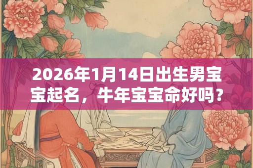 2026年1月14日出生男宝宝起名，牛年宝宝命好吗？