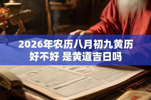 2026年农历八月初九黄历好不好 是黄道吉日吗 2026年农历八月初九黄历好不好 是黄道吉日吗