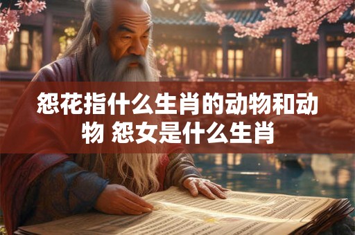 怨花指什么生肖的动物和动物 怨女是什么生肖